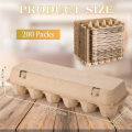 OUMERY 20PCS Cardboard Egg Cartons Blank Paper Pulp Egg Cartons One Dozen Egg Cartons Container Empty Egg Tray Pulp Egg Holder. 
