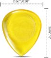 1 pc 1.0mm 2.0mm 3.0mm Alice Durable Clear Large Size Bass Rock Heavy Metal Guitar Picks Plectrum 1.0/2.0/3.0 mm Alice Guitar Picks Transparent Electric Bass Waterdrop Shape Guitar Picks Thickness 1.0 2.0 3.0 Mm Guitar Accessories. 