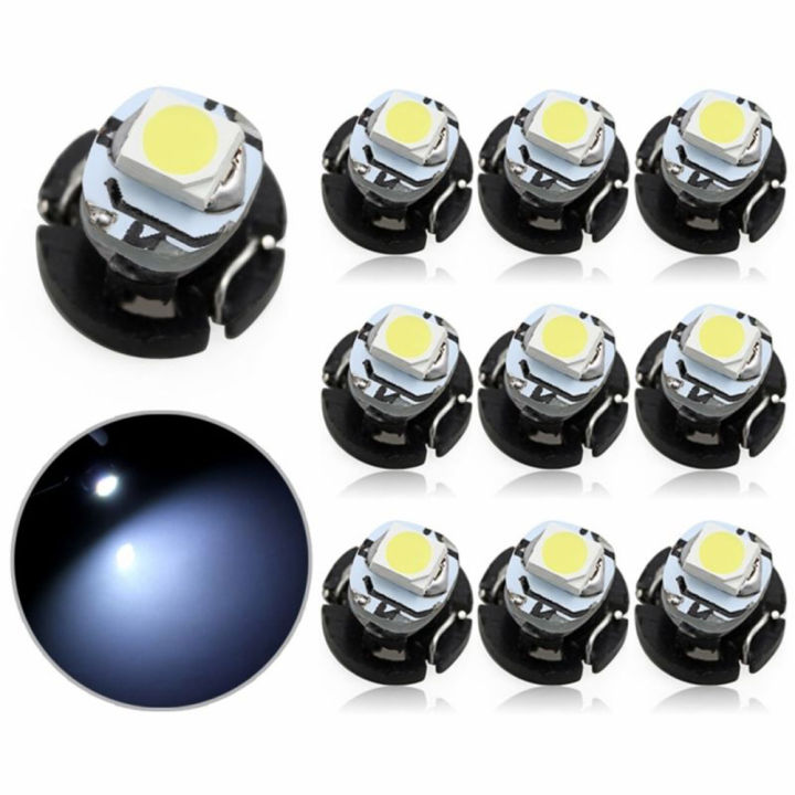 T3 Car Led FG 10Pcs T3 1 SMD LED Car Bulbs Neo Wedge Climate Gauges Dashboard ...