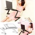 Adjustable Computer Table Folding Laptop Notebook Stand Lazy Aluminum Alloy Bed Table. 