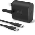 Samsung Charger 45W 25W PD Adapter With Type C Charge Cable - Super Fast Charging UK Main Plug USB-C PM. 