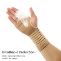 2x Adjustable Wrist Support Sleeve Bandage Strap Splint Hand Gym Sports Splint Bracer Support Protect Wrist Guard Support. 