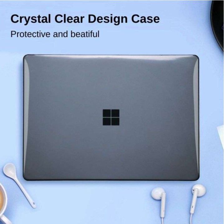 CRYSTAL%20CLEAR%20Hard%20PC%20Case%20Microsoft%20Surface%20Laptop%20Go%205%204%203%202%201%2012.4%2013.5%201868%201951%201769%201867%201958%201950%20Cover%20Casing%20-%20Image%203