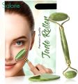 Salorie Jade Roller GuaSha Scrapping Tool Set Skin Care for Anti Wrinkle Aging 100% Natural Jade Stone Face Massage Roller Guacha. 