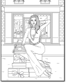FASHION GIRLS MODELS NSFW  coloring pages adults and teenager High quality A5 sizes 24 pages Animal mandala neko manga chibi nsfw coloring book. 