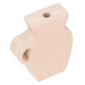 Wood Vase Simple Vintage Style Natural Pinewood Durable Sturdy Household. 