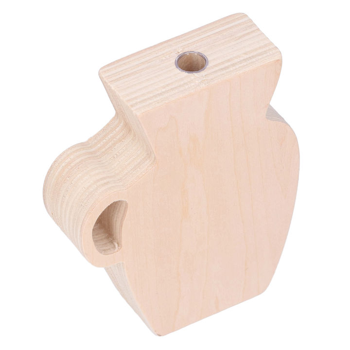 Wood Vase Simple Vintage Style Natural Pinewood Durable Sturdy Household
