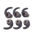 3pairs Soft Silicone Ear Pads Eartips for Earphone Silicone case Ear Hook In-ear Earbuds Earphone Accessories Ear tips. 