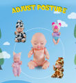 New Fashion 11cm Simulation Rebirth Dolls Toy Mini Cute Sleeping Baby Series Doll Cartoon Animal Toy for Kids Birthday Gift. 