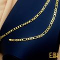Gold Plated 24Inch Long 6MM  lara Chain for Gents High quality product. 