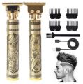 Vintage T9 Electric Hair Cutting Machine Hair Clipper Professional Men Shaver Metal Dragon GOLD. 