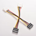 Sata Power Adapter IDE to Sata 4 Pin IDE Molex to 15 Pin Serial ATA SATA HDD Hard Drive Power Adapter Cables. 