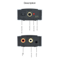 Digital Optical Fiber Coaxial Audio Converter TV SPDIF to 3.5mm Lotus Audio Digital to Analog Decoder Parts Kit. 