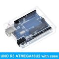 Arduino UNO R3 MEGA328P ATMEGA16U2 Development Board With Case. 