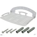 Steel Shelf Wall Mount Bracket for DVD DVR Satellite Receiver Router Phone Remote. 