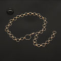Metal Polygon Geometry Belts for Women Dress Waist Chain Gold Silver Color Female Simple Elegant Style Chain Belt. 