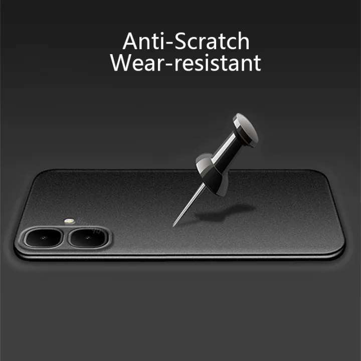 (Free%20Tempered%20Glass)Biruiqu%20For%20Infinix%20Smart%2010%20Shockproof%20Anti%20Slip%20Soft%20TPU%20Sandstone%20Matte%20Back%20Case%20Cover%20-%20Image%205