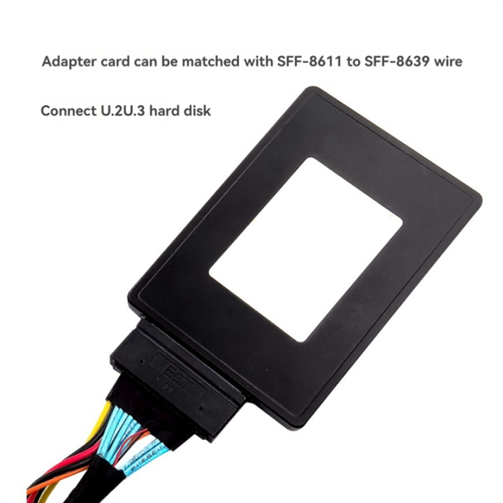 U8612 M.2 NVMe PCIe to Oculink SFF-8611 SFF-8612 Adapter M.2 Mkey Nvme to SFF ...