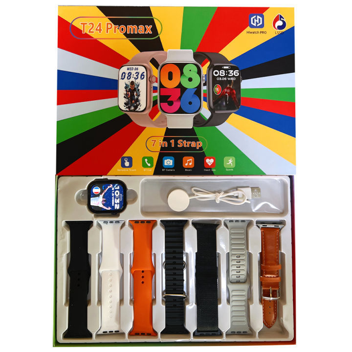 T24%20Pro%20Max%20Smart%20watch%20with%207pcs%20Strap%20Sports%20Heart%20Rate%20Detection%20Bluetooth%20Call%20Smartwatch%20Wireless%20Charging%20-%20Image%203