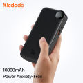 MC-3870 30W Built-in Retractable Cable Digital Display 10000mAh Power Bank. 