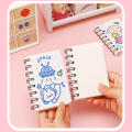 Coil Notebook Small Notepad Animal Rollover Notebook Mini Kawaii Diary Korea Cartoon Anime Notebook. 