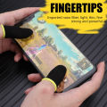 Super Thin Gaming Finger Sleeve Breathable Finger Glause  For Pubg Mobile Games Touch Screen Sweat Proof Thumb Cover. 