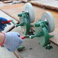 Manual Hand Grinder Polishing Machine for Household Scissor Knife Blade Grinding with Grinding Wheel - 5". 