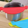 Multifunctional PP Material Drain Basket Cooking Tools Strainer Liquid Drainer Kitchen Colander Strainer Kitchen Accessories. 