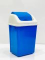 Square Plastic Garbage Trash Bucket Dustbin with Swing Lid. 