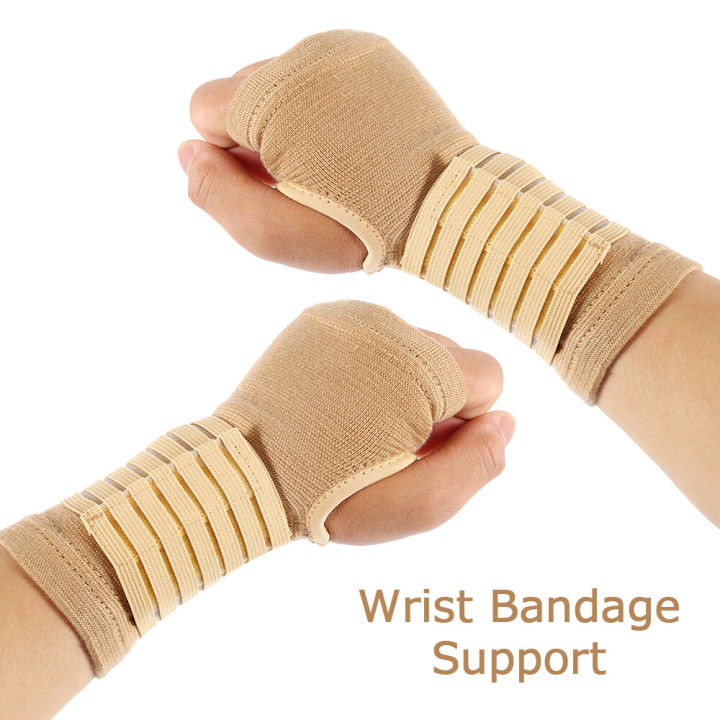 2x%20Adjustable%20Wrist%20Support%20Sleeve%20Bandage%20Strap%20Splint%20Hand%20Gym%20Sports%20Splint%20Bracer%20Support%20Protect%20Wrist%20Guard%20Support%20-%20Image%203