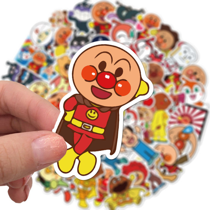 20/40pcs Anpanman Stickers Anyway Anpanman Bakery Animated Superhero ...