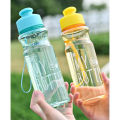 550ml Clear Plastic Water Bottle - Transparent Design for Easy Monitoring. 