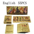 【DIV MALL】New 1 Box Pokemon Cards Gold Vmax GX Energy Card Charizard Pikachu Rare Collection Trainer Card Child Gift. 
