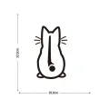 Funny Moving Tail Cat Car Sticker Window Wiper Decals Rear Windshield Sticker. 