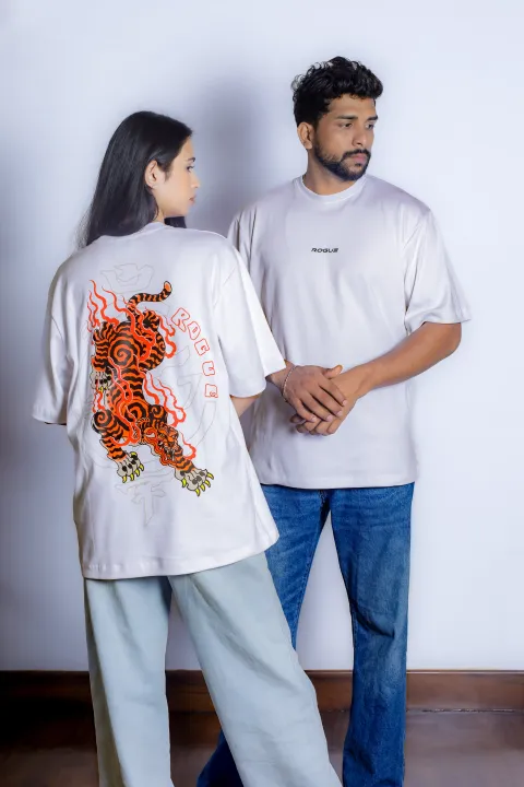 ROGUE%20Legends%20%E2%80%93%20Roar%20Behind%20Oversized%20Unisex%20T-Shirt%20(White)%20-%20Image%203