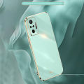 Lenuo Luxury 6D Plating Soft Casing Silicone Square Frame Phone Case For Xiaomi Redmi Note 10 Pro 4G / Redmi Note 10 Pro Max Phone Case Shiny Bling Back Cover Coque. 