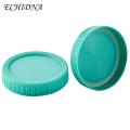 Food Grade Jar Lid Colorful Leak-proof Wide Mouth Jar Lid Airtight Food Grade Silicone Seal Bpa Free Universal Round Cup Cover 10pcs. 