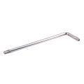 Long Arm Tamper Proof Torx Star Key Wrench Silver, T25 100mm. 