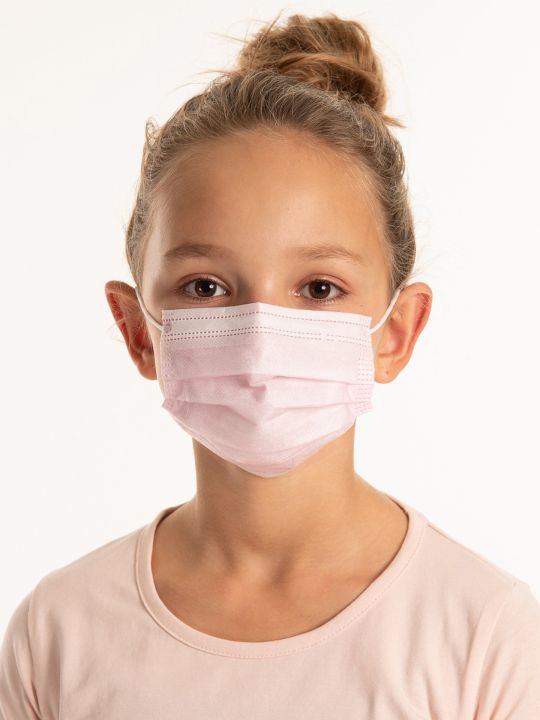 50%20Pcs/Box%20Kid's%20Disposable%20Earloop%20Small%203%20Ply%20Child%20Face%20Mask%20-%20Image%202