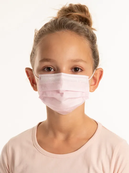 50%20Pcs/Box%20Kid's%20Disposable%20Earloop%20Small%203%20Ply%20Child%20Face%20Mask%20-%20Image%202