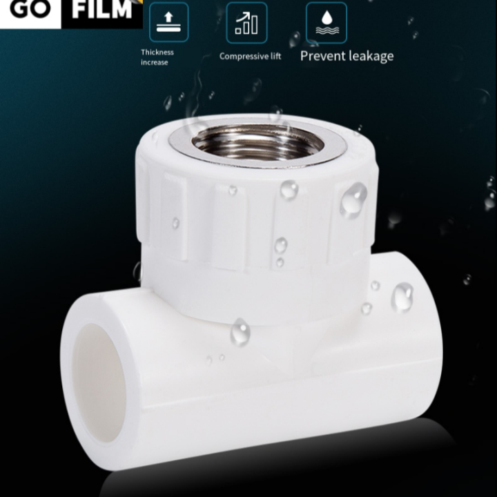 PPR 1/2" 3/4" 1’‘ Water Pipe Connectort Union Connector Water Heater Panas Dan Dingin Pipa Fitting Panas Meleleh Bersama