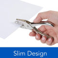 Hole Punch, Paper Hole Punch 8 Sheets Capacity 6mm Diameter Punching for Office. 