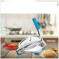 Stainless Steel Puri Maker Press Machine - Roti chapati Presser for Home - Papad-khakhra-poori Manual Hand Press with Handle. 