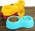 Small Double Bowls Cute Multi-Purpose Candy Colour Puppy Rabbit Cat Food Bowl Pets Food Bowls Food Dish Pet Feeders Auto Water Feeder Cat Bowl Feeder Travel Bowl Food Plate Pet Plate Water Dispenser Pet Food Bowl Cat Dish Pet Dish Food Grade Plastic Cats. 