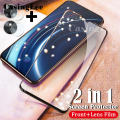 (2 Pieces) Honor X5 Plus Screen Protector Tempered Glass + Camera Lens Protector Glass. 