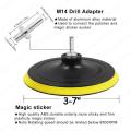 3/4/5/6/7Inch M14 Wool Felt Polishing Pad for Car Paint Polisher Glass Stainless Steel Polish Scratches Repair Tools. 