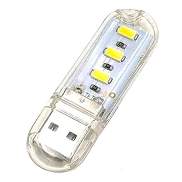 Bright USB Light for PC Desktop Desk Computer With 3 LED Lamp Beads ...