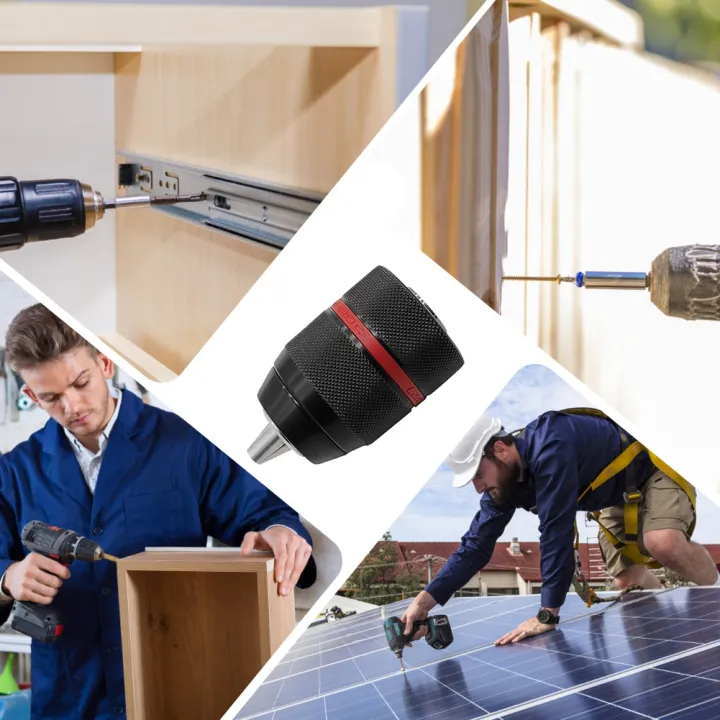 Metal%20Drill%20Chuck%20Heavy%20Duty%202-13mm%20Keyless%20Drill%20Chuck%20Metal%20Drill%20Chuck%20Converter%20Self-Tighten%20Drill%20Chuck%20Multiple%20Purposes%20-%20Image%203