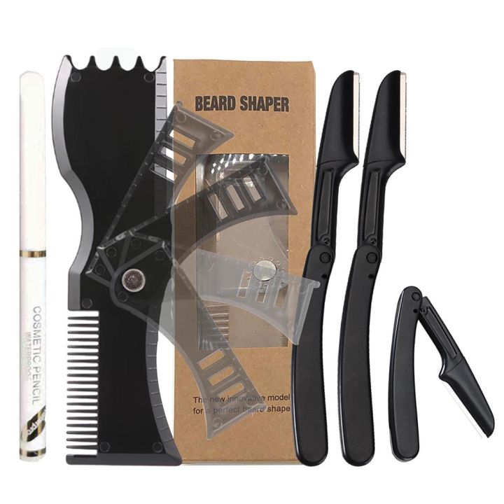 Beard%20Shaping%20Kits%20Adjustable%20Non-slip%20Mustache%20Trimming%20Set%20Practical%20Professional%20Facial%20Hair%20Template%20Gadget%20Supply%20-%20Image%207