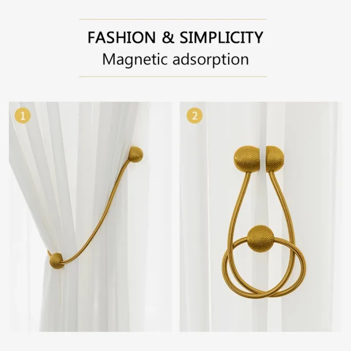 1%20Pair%20Magnetic%20Curtain%20Tiebacks%20Decorative%20Rope%20Holdback%20Holder%20-%20Image%206